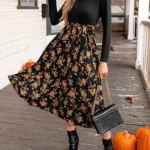 Classic Floral Printed Maxi