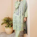 FROST-GREEN DIGITAL PRINTED LAWN UNSTITCHED