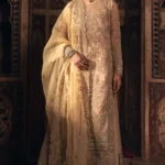 SHERBANO EMBROIDERED SILK NET UNSTITCHED