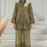 ARSELA DIGITAL PRINTED RAW SILK STITCHED