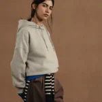 Cropped Fleece Hoodie